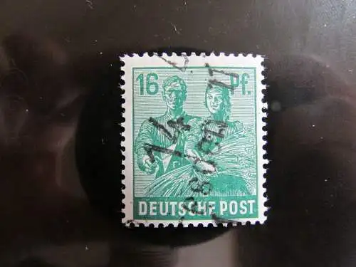 61404 SBZ Handstempel Bezirk 14 Dresden 11a 16 Pfennig * gepr. BPP