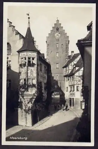 34098 AK Meersburg Gasthaus Zum Bären 1927, gelaufen  , datiert 30/6/27