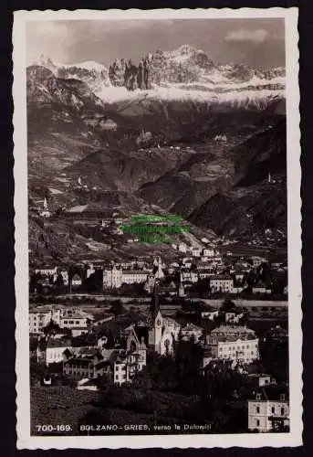 172452 Ansichtskarte  Bolzano Gries Bozen 1936 Panorama