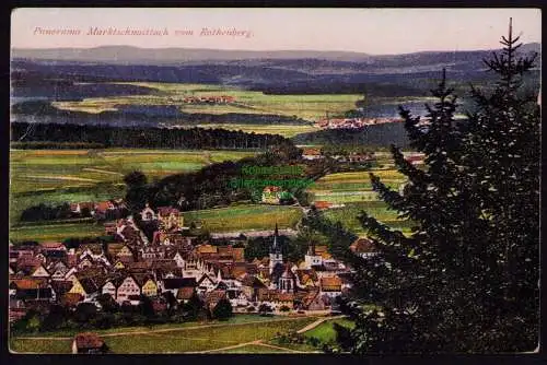 172511 AK  Marktschnaittach 1922 Panorama vom Rothenberg