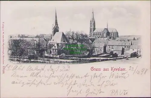 171980 Ansichtskarte Kevelaer 1898 Kirchen Verlag J. W. van den Wyenbergh, Kevelaer.