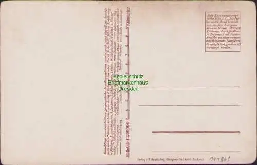 171869 Wona Landkarten AK 828 Reichenbach Sohland Bernstadt Ostritz Hirschfelde