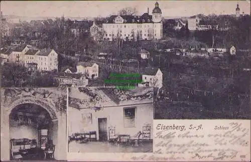 171685 Ansichtskarte Eisenberg, S.-A. Sachsen-Altenburg 1907