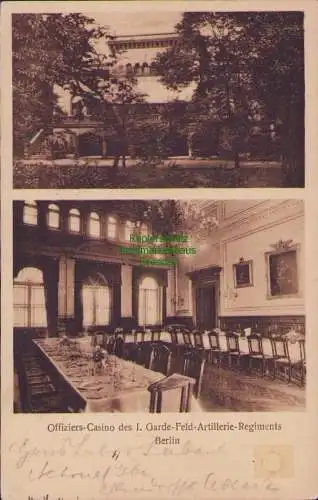 170458 Ansichtskarte Berlin Offizier Casino I. Feld Garde Artillerie Regiment 1928