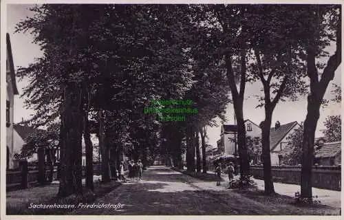 170416 Ansichtskarte Sachsenhausen bei Oranienburg Friedrichstraße 1938