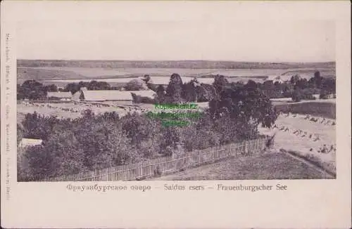 165498 Ansichtskarte Frauenburgsee Frauenburgscher See um 1905