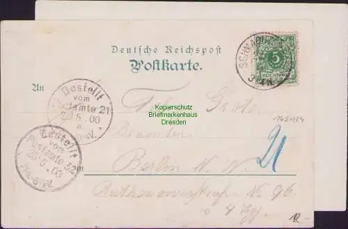 165124 AK Schmachtenhagen Berlin 1900 Gasthof von Fritz Senss