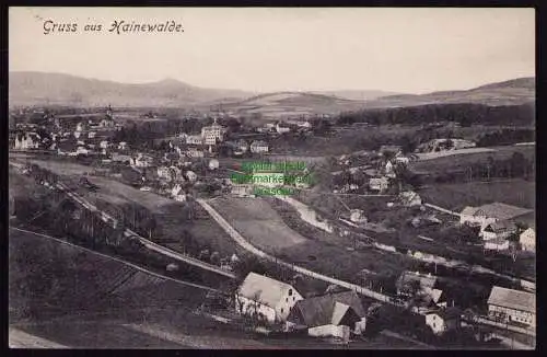 161932 Ansichtskarte Hainewalde 1907 Panorama