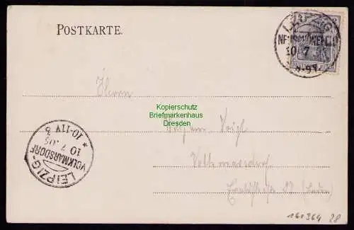 161964 AK Leipzig 1905 Dangla Agen Frankreich mit Schrittmacher Stundenrennen