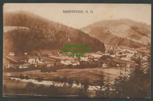 139250 Ansichtskarte Rabenstein N.-Ö. Panorama 1919