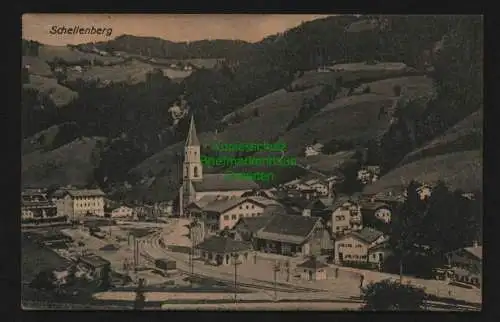 135219 AK Schellenberg Bayern Bahnhof 1926