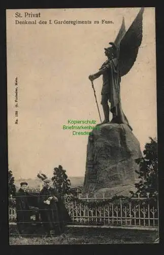 134387 Ansichtskarte St. Privat Denkmal des I. Garderegiments zu Fuss 1916 Württ. Landesver