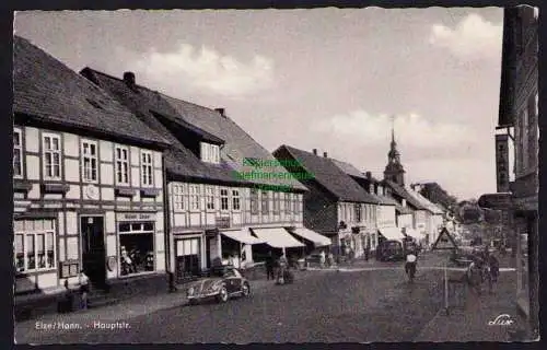 173985 Ansichtskarte Elze Hann. Hauptstraße um 1960