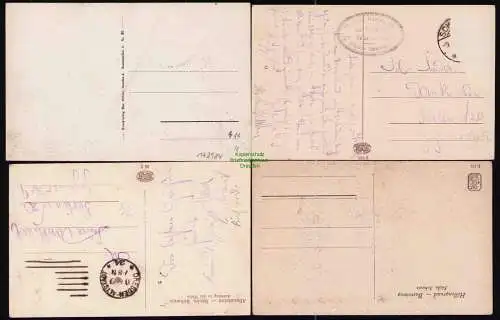 173984 4 Ansichtskarte Sächsische Schweiz Die Zwillinge Höllengrund Affensteine Hölle 1919