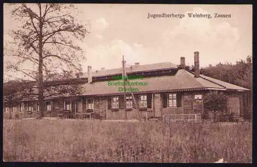 173982 Ansichtskarte Zossen um 1925 Jugendherberge Weinberg