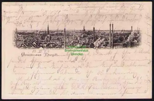 173957 Ansichtskarte Rheydt Panorama 1903