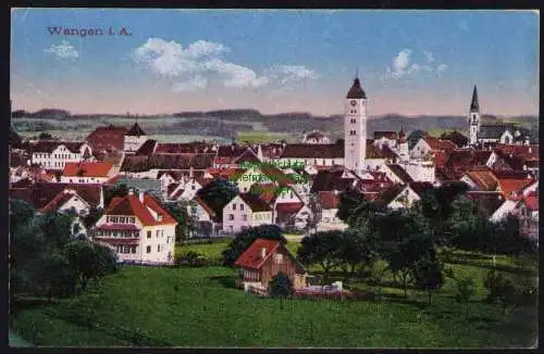 173901 Ansichtskarte Wangen im Allgäu 1924