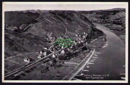 173748 Ansichtskarte Pommern an der Mosel vom Flugzeug Aus Luftbild 1938