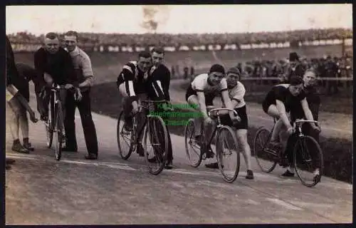 173667 Ansichtskarte Leipzig Radrennbahn um 1925 Fahrrad Radrennen 2