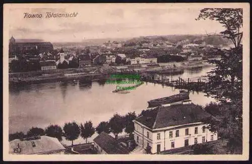 173638 Ansichtskarte Kaunas Kowno Litauen 1917 Feldpost