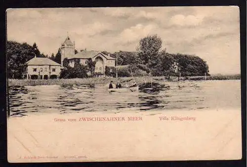 80347 Ansichtskarte Zwischenahner Meer Villa Klingenberg um 1905