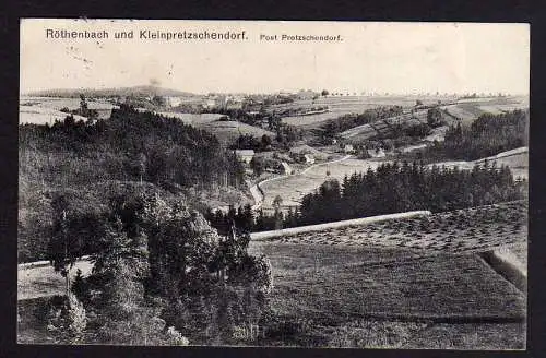 78597 Ansichtskarte Röthenbach Kleinpretzschendorf Pretzschendorf 1917