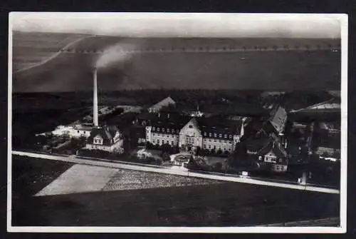 71764 Ansichtskarte Schkeuditz Bergmannswohl Flieger Aufnahme 1925