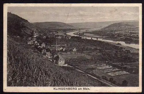 72679 Ansichtskarte Klingenberg am Main 1922