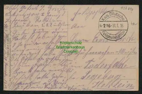 137676 Ansichtskarte Panevezys  Ponewiesch Poniewiez Straße am Markt 1916 Feldpost