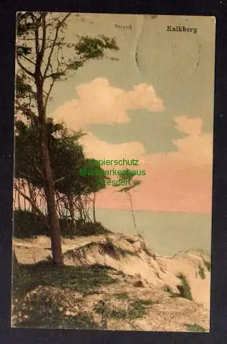 131777 Ansichtskarte Dievenov 1907 Strand Kalkberg Verlag Formazin & Knauff Cammi i. Pom.