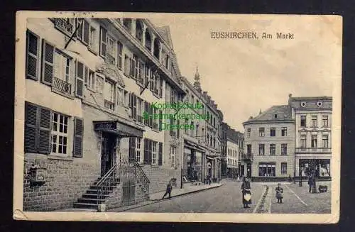 131458 Ansichtskarte Euskirchen Am Markt Hotel 1912