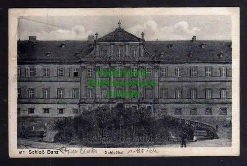 121399 Ansichtskarte Schloss Kloster Banz 1919 Schloßhof Hauptgebäude