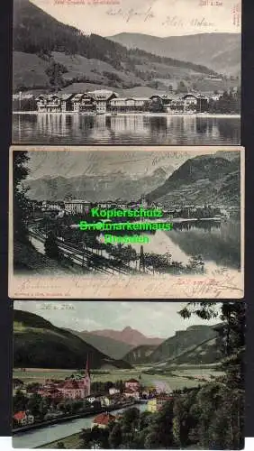 119290 3 Ansichtskarte Zell am See Salzburg Hotel Elisabeth Schmittenhöhe 1906 Z. am Ziller