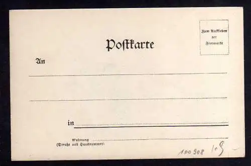 100908 Ansichtskarte Weimar Reichspostgebäude Postamt um 1900