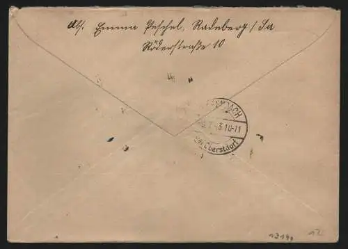 B13140 Brief Deutsches Reich 1944 Radeberg Einschreiben R 504 nach Tiefenbach