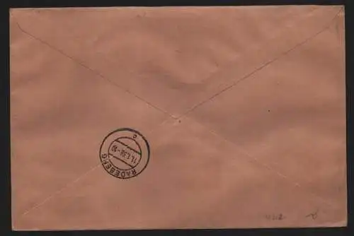 B12312 Brief DR Einschreiben Stuttgart ZD W 129 + weitere SST Ausstellung