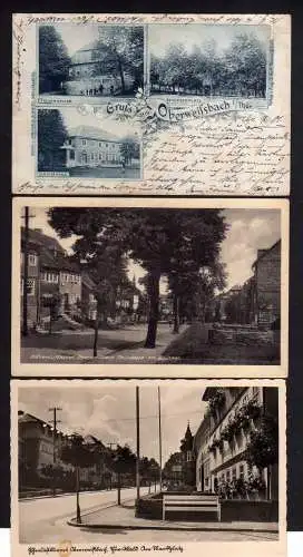 106773 3 AK Oberweißbach Thüringen Schiesshaus Felsenkeller 1901 Markt Kaffeehau