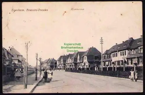 162614 AK Dresden Briesnitz 1919 Eigenheim Siedlung Hammeraue