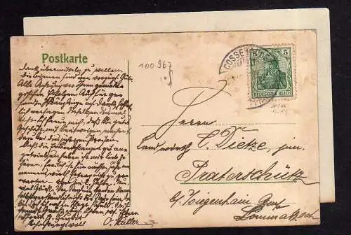 100967 AK Cossebaude Partie im Grunde Liebenecke 1908