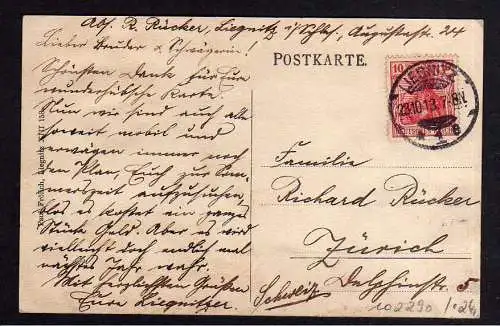 102290 AK Liegnitz Zeppelin Luftschiffhafen Flieger Stützpunkt 1913