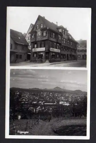 102309 AK Göppingen um 1930 Bahnhof Fotokarte Radio Zentrale Förster
