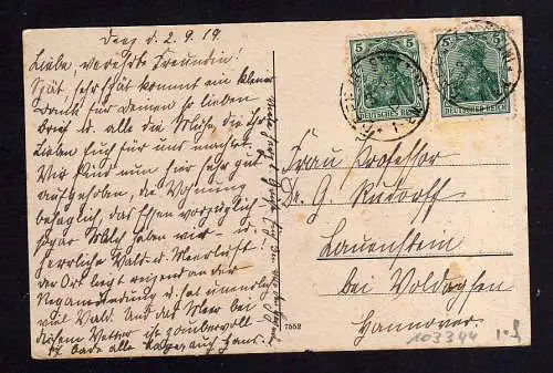 103344 AK Ostseebad Deep Mrzezyno Regamündung 1919