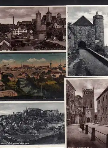 103253 15 AK Bautzen Kronprinzenbrücke Ortenburg Mühltor Schloßstraße Lauenturm