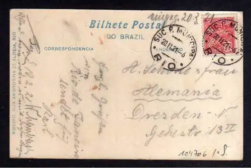 104706 AK Rio de Janeiro Caminho Aereo Pao de Assucar Seilbahn 1921