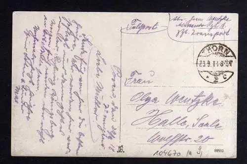 104670 AK Posen Alter Markt 1918 Feldpost