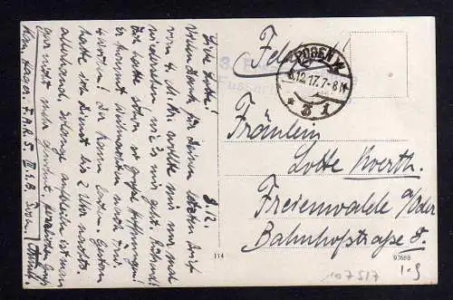 107517 AK Posen 1917 Grenadier Kaserne neuer - alter Teil Feldpost