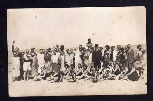 107207 AK Ostseebad Rewal Rewahl Pommern 1927 Strand Bademode