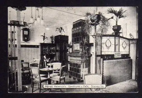 108796 AK Steinau Oder 1910 Conditorei und Cafe Alfred Heinrich