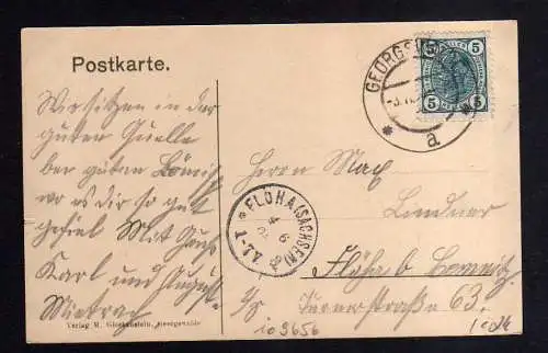 109656 AK Georgswalde i. B. bei Rumburg Schulstraße 1906