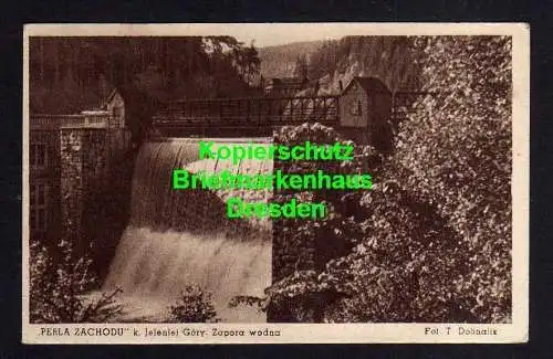 119197 AK Perla zachhodu k. Jeleniej Gory zapora wodna 1921